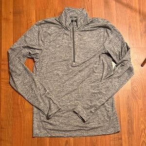 Nike Running Heather Gray Men’s Quarter-Zip Pullover